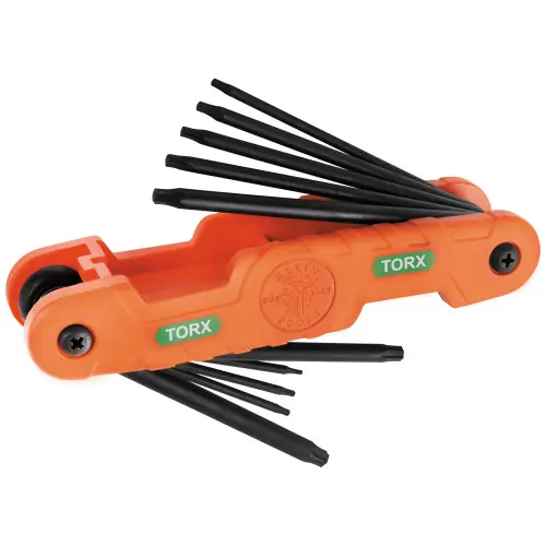 Trusted Brand Klein Tools 70550T Pro Folding Hex Key Set, 10-Key, TORX Sizes