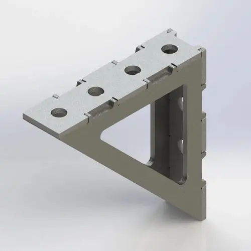 Free Returns WJT-AB772UW-16 7.75X7.75X2 Angle Block