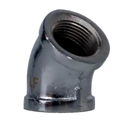 Holiday Sale Midland Metal 45181LFCP 45 deg Elbow, 1/4 in FIP x 1/4 In FIP, Bronze, Chrome-Plated