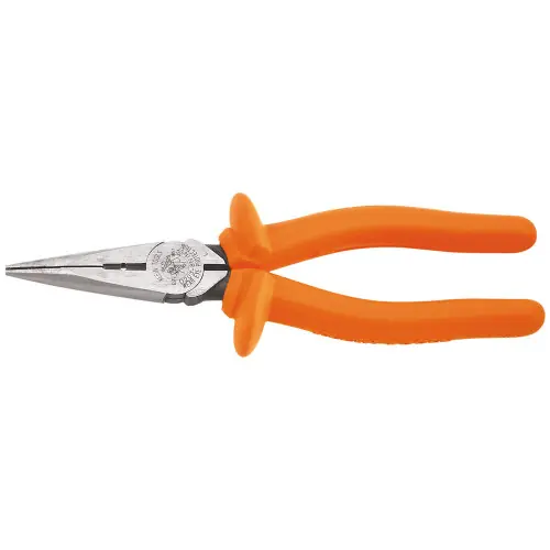 Flash Sale Klein Tools D203-8N-INS Insulated Long Nose Pliers, Side-Cutting/Stripping