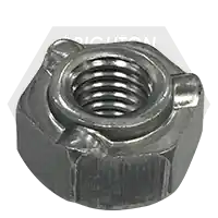 Hot Deal 7/16-14 (9417173) Hex Weld Nut, Short Pilot, 3 Projections, Plain Steel, Qty 1200