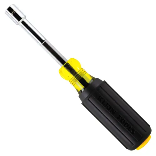 Klein Tools 654516MAG Color-Coded Magnetic Hollow-Shaft Heavy-Duty Nut Driver, 5/16-Inch Professional Grade