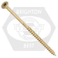Limited Offer 8 x 1-1/2" Professional Decking & Outdoor Wood Screw (SKT II), T-20 Star Drive (6-Lobe), (5,000 pcs With 2 Bits (2") In Pail), 1 Bo x