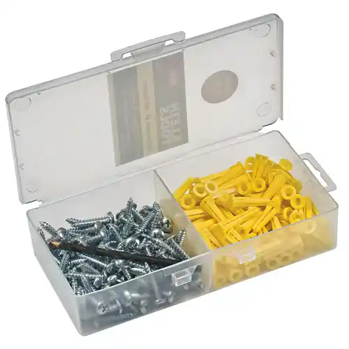 Klein Tools 53729 Conical Anchor Kit, 100 Anchors Trusted Brand