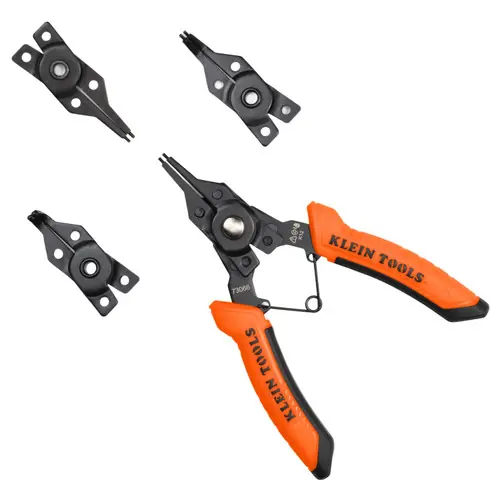 Klein Tools 73066 6-in-1 Interchangeable Snap Ring Pliers Secure Checkout