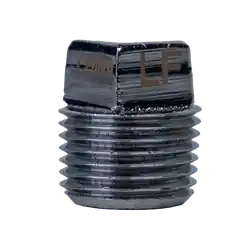 Fan Favorite Midland Metal 45655LFCP Cored Plug, 1 in MPT, Bronze, Chrome-Plated