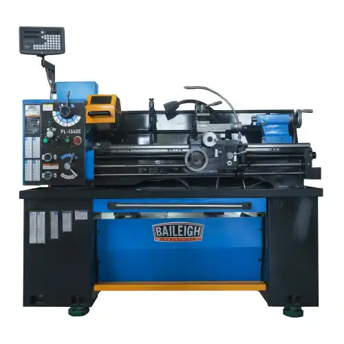 PL-1340E-1; 13x40 Gear Head Lathe with DRO 2HP, 230V 1PH Top Pick