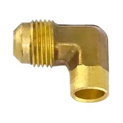 Instant Buy Midland Metal 04089-0606 Elbow, 3/8-in Male Flared x 3/8-in Sweat, Brass