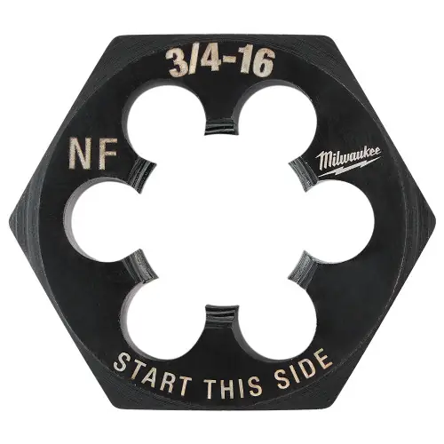 Milwaukee Tool 49-57-5378 3/4"-16 NF 1-7/16" Hex Threading Die Weekend Sale