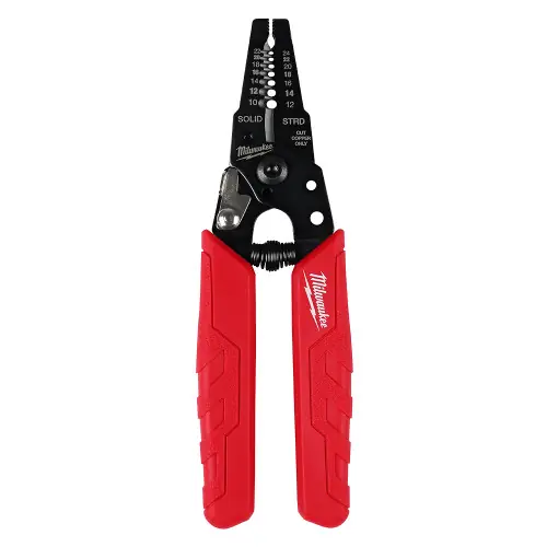 Fast Shipping Milwaukee Tool 48-22-3044 10-24 AWG Compact Comfort Grip Wire Stripper & Cutter