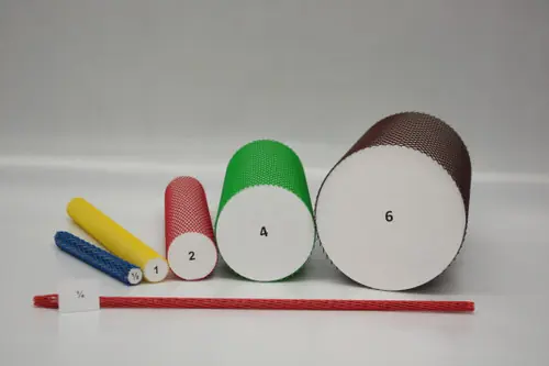 Pacon PPS-1010-820 Protective Netting, Thread Protection Sleeve, 1/4"-5/8" Diameter, 820 ft Length, Red Same Day Shipping
