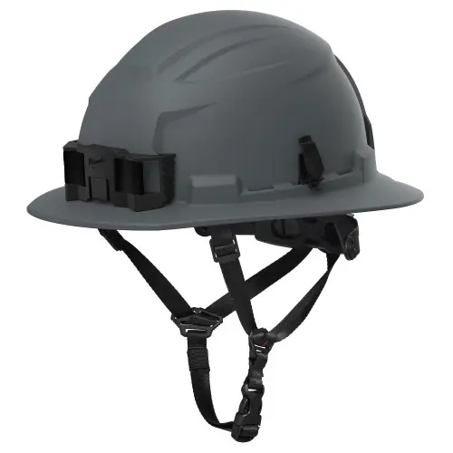 Milwaukee Tool 48-73-1665 BOLT Gray Full Brim Safety Helmet Type 2, Class E Time-Limited
