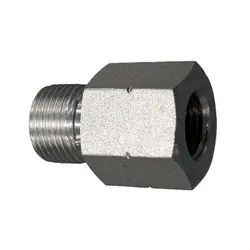 Express Delivery Midland Metal 9023-02-08 Reducer Bushing, 1/8-in Male BSPP x 1/2-in Female BSPP, Steel