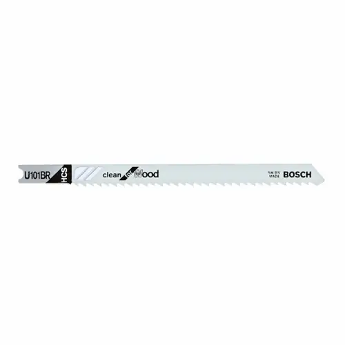 Bosch U101BR 5 pc. 3-5/8 In. 10 TPI Reverse Pitch Clean for Wood U-Shank Jig Saw Blades (5 Pack) Must Have