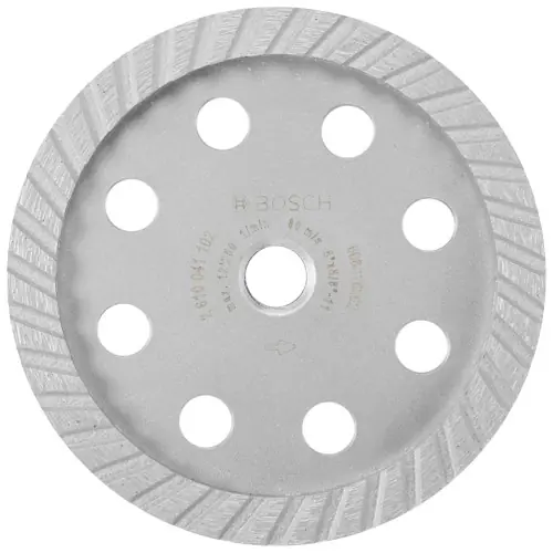Genuine Bosch DCT0502 5 In. Turbo Diamond Cup Wheel for Concrete