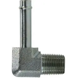 Midland Metal 45011616 90-deg Insert Elbow, 1-in Beaded Stem x 1-in Male NPTF, Steel Time-Limited