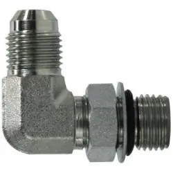 Popular Midland Metal 6801NWO5 90-deg Elbow, 5/16-in Male JIC x 5/16-in Male Adjustable O-Ring Boss, Steel