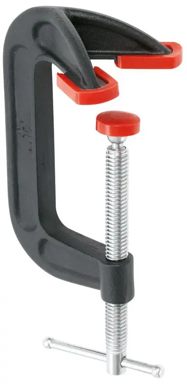 Instant Buy Bessey DHCC-4 Clamp, C-Style, double jaw, 4 In. x 2-1/4 In., 1200 lb, 6 Pack