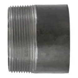 One Day Deal Midland Metal 57101T Welded Pipe Nipple, 1 in TOE x 1 in Plain End, 2 in L, Steel, Black, SCH 40 Schedule