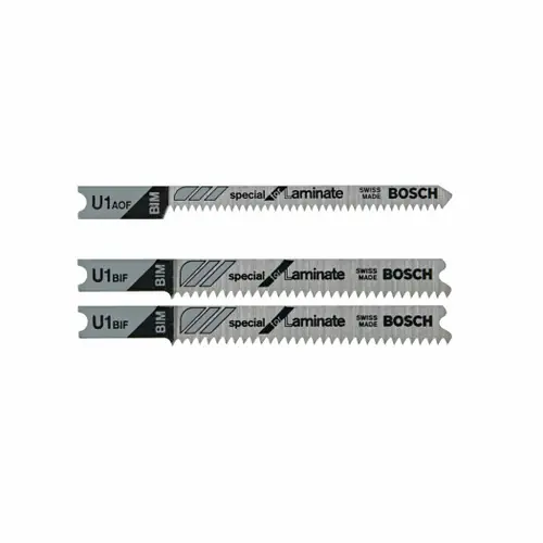 Bosch U503 3 pc. Assortment U-shank Jig Saw Blade Set for Laminate Flooring (3 Pack) Super Sale