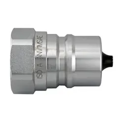 Hassle-Free Returns Midland Metal ANV1MSAE ISO-A Interchange Quick Disconnect SAE O-Ring Plug, 1-in Body x 1-in Female O-Ring Boss, Steel
