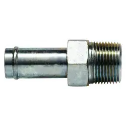 Midland Metal 44042020 Beaded Insert Adapter, 1-1/4-in Beaded Stem x 1-1/4-in Male NPTF, Steel Luxury