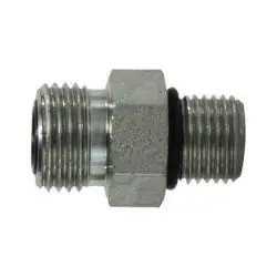 Grab Now Midland Metal FS6400O812 Straight Adapter, 1/2-in Male O-Ring Face Seal x 3/4-in Male O-Ring Boss, Steel
