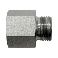 Secure Checkout Midland Metal 7042-12-16 Adapter, 3/4-in Female NPT x 1-in Male BSPP, Steel