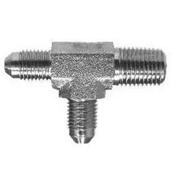 Trending Midland Metal 2605108 Male Run Tee, 5/8-in Male JIC x 1/2-in Male NPTF x 5/8-in Male JIC, Steel