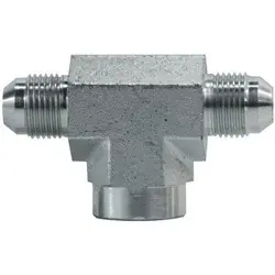 Midland Metal 26023232 Female Pipe Branch Tee, 2-in Male JIC x 2-in Male JIC x 2-in Female NPTF, Steel Price Drop