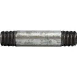 Midland Metal 58001 Pipe Nipple, 1/8 in MPT x 1/8 in MPT, Close L, Steel, Galvanized, SCH 80 Schedule Hot Deal
