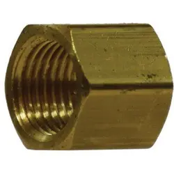 Buy Direct Midland Metal 28080BSPP Pipe Cap, 1-in BSPP, Brass