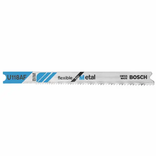 Bosch U118AF 5 pc. 2-3/4 In. 17-24P TPI Flexible for Metal U-shank Jig Saw Blades (5 Pack) Cheap