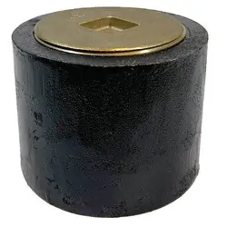 Free Returns Midland Metal 970806CS Countersunk Cleanout Plug, 6 x 5 in, Iron