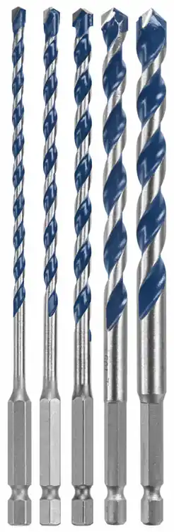 Bosch HCBG501T 5 pc. BlueGranite Turbo Carbide Hammer Drill Bits Set (5 Pack) Buy Today