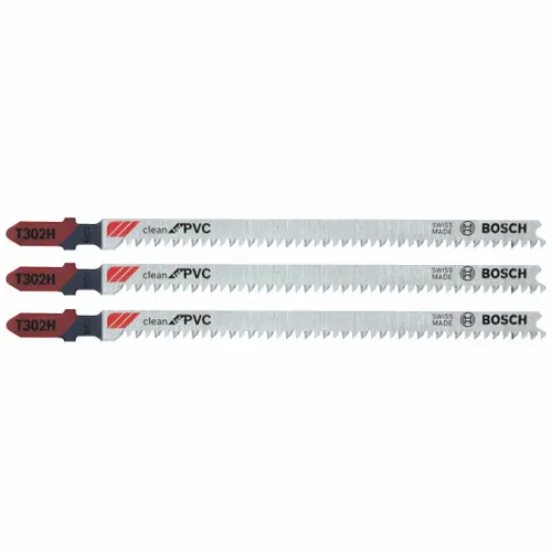 Holiday Sale Bosch T302H3 3 pc. 5-1/4 In. 10 TPI Clean for PVC T-Shank Jig Saw Blades (3 Pack)