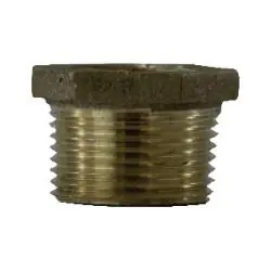 Bargain Midland Metal 44549LFUSA Hex Bushing, 3-in Male NPT x 1-1/4-in Female NPT, Lead-Free Bronze