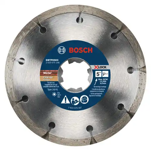Fast Shipping Bosch DBTP0503 5 In. X-LOCK Premium Sandwich Tuckpointing Blade