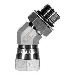 STAINLESS ADAPTERS SS6810-10-10 45-deg Elbow, 5/8-in Male Adjustable O-Ring Boss x 5/8-in Female JIC Swivel, Stainless Steel Latest