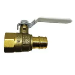 Midland Metal 973636LF Ball Valve, 3/4 x 3/4 in Nominal, PEX x FNPT, 400 psi Pressure, Forged Brass Body Buy Direct