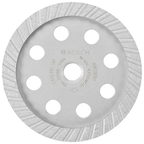 Bosch DCT04501 4-1/2 In. Turbo Diamond Cup Wheel Free Returns