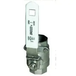 Midland Metal 945209 In-Line Full Flow Ball Valve with Locking Mechanism, 2-1/2 in Nominal Best Seller