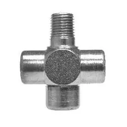 New Release Midland Metal 56558888 Male Pipe Branch Cross, 1/2-in Male NPTF x 1/2-in Female NPTF x 1/2-in Female NPTF x 1/2-in Female NPTF, Steel