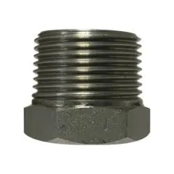 Midland Metal 63531B1 Barstock Hex Bushing, 2 in MPT x 1-1/2 in FPT, Stainless Steel, 1000/3000 lb Sale
