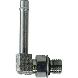 Midland Metal M4601-06-M18 90-deg Elbow, 3/8-in Beaded Stem x M18 Male Adjustable O-Ring Boss Fan Favorite