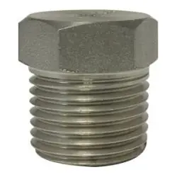 Discount Midland Metal 63634B1 Barstock Hex Head Plug, 3/4 in MPT, Stainless Steel, 1000/3000 lb