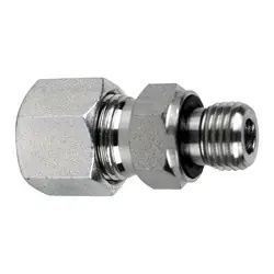 Hot Picks Midland Metal D8400-S10-14-ED Male Metric DIN Adapter with ED Ring, S10 Metric Bite Type x M14 Male Metric, Steel