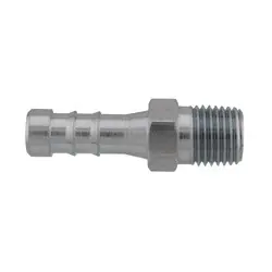 Midland Metal 34213 Rigid Male Adapter, 3/8-in Hose Barb x 3/8-in Male NPT, Steel Top Rated