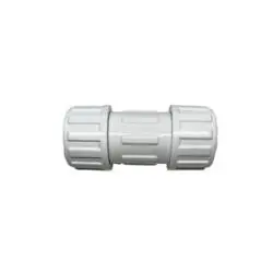 Crafted Midland Metal 55307 Coupling, 1-1/2 in Compression x 1-1/2 in Compression, PVC