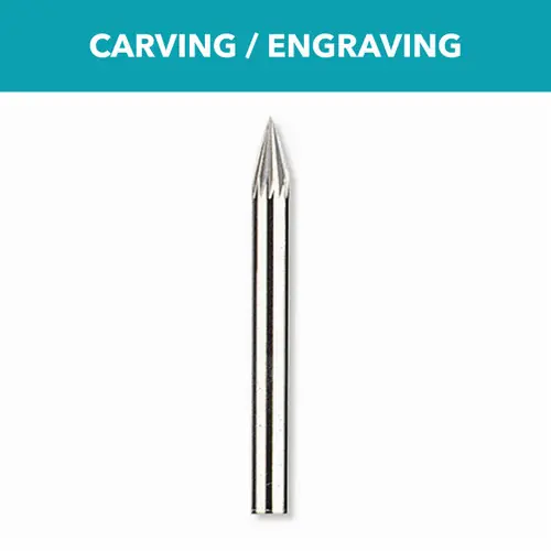 Dremel 9909 1/8 In. Tungsten Carbide Carving Bit Price Cut